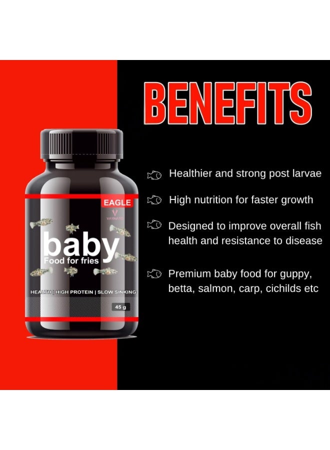 Horizon Eagle Baby Fish Food 45g - Image 5