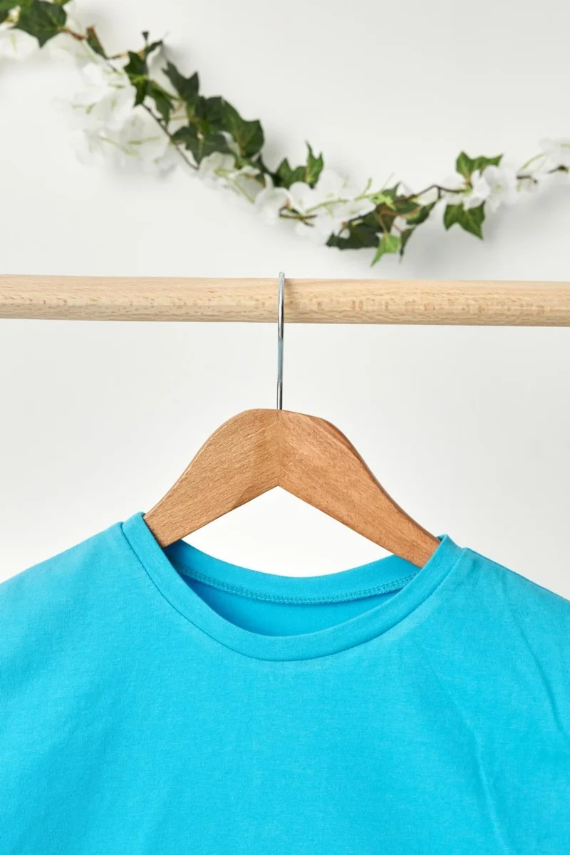 بيبيجيز Aqua Boy's Short Sleeve Crew Neck Anti-Sweat, Comfortable Cotton Combed Cotton T-Shirt