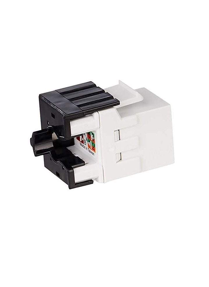 Orange Orange ONKJ-UA003-BK Electric Cat 6A Unshielded Keystone Jack (Black)- Pack of 10  - Image 2