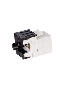 Orange Orange ONKJ-UA003-BK Electric Cat 6A Unshielded Keystone Jack (Black)- Pack of 10  - Image 1