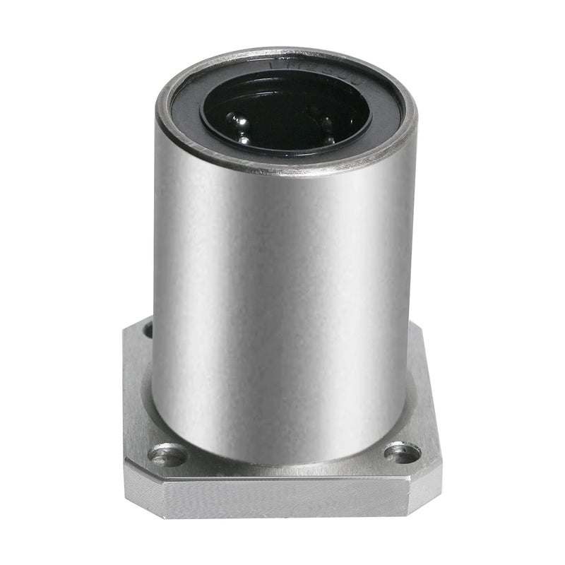 Aopin LMK25UU Square Flange Linear Motion Ball Bearing, ID 25mm, OD 40mm Linear Ball Bearings Sae52100 Carbon Steel, 6 Rows of Steel Balls, Great for CNC, 3D Printer, Linear Rail Guide - Image 1