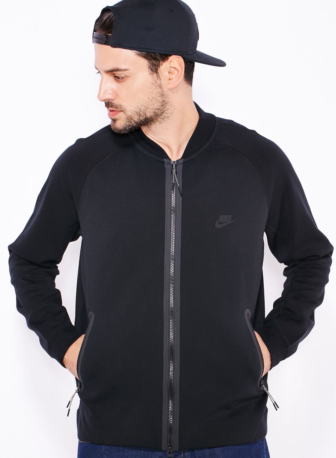 nike tech fleece varsity jacket