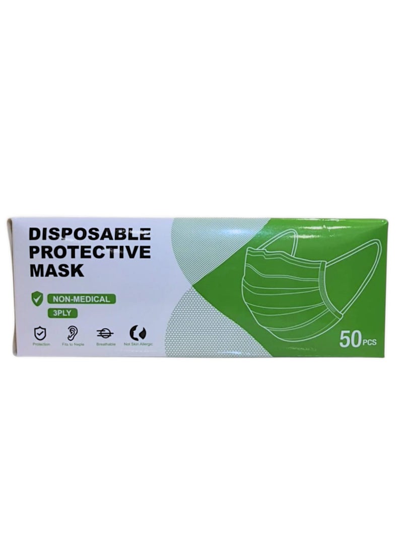 Disposable Protective Mask (Non-Medical) , three layers, 50 masks