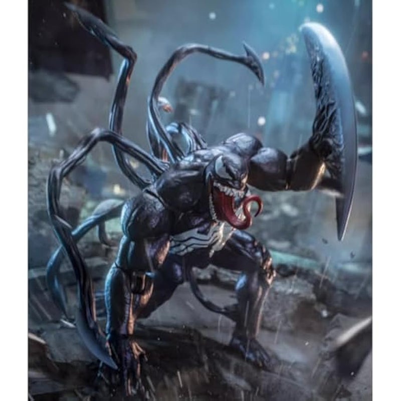 ZD Toys 9-inch Anniversary Series Collectible Figure Full Set: Classic Venom (1916-01), Movice Style, Miniature Action Figurine JDDY - Image 2