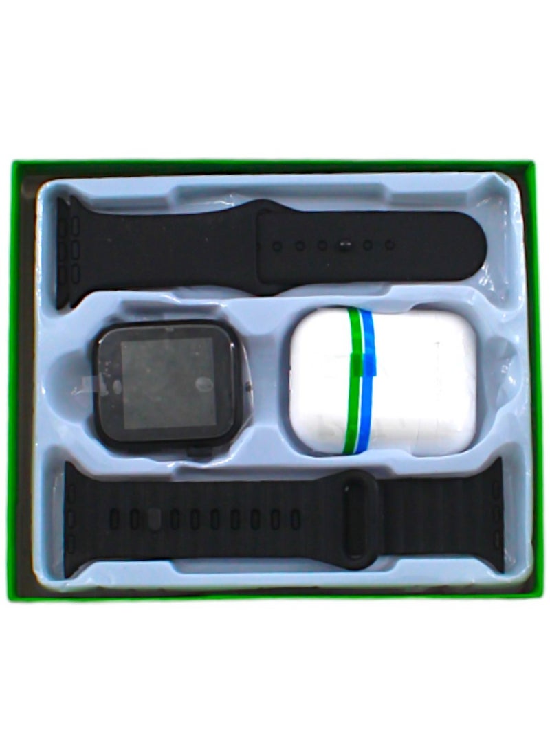 SERIES - Ultra 2 in 1 Series 9 Smart Watch With 2 Straps & Bluetooth Wireless Earbuds - Image 1