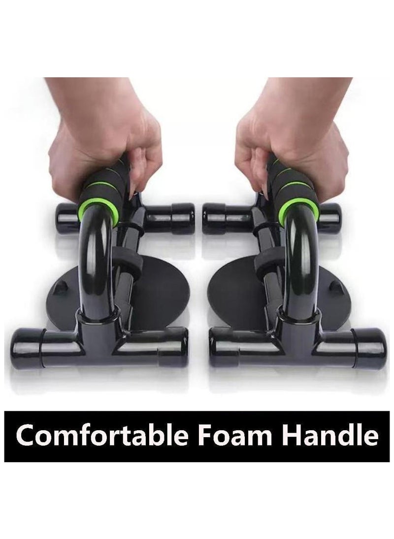 Generic Push Up Bars, Push Up Stands with Suction Cup, Push Up Board with Non-Slip Foam Grips, Sturdy Structure Push Up Bars for Men and Women, Push Up Handles for Floor Workout, Strength Training（Black Gre  - Image 5