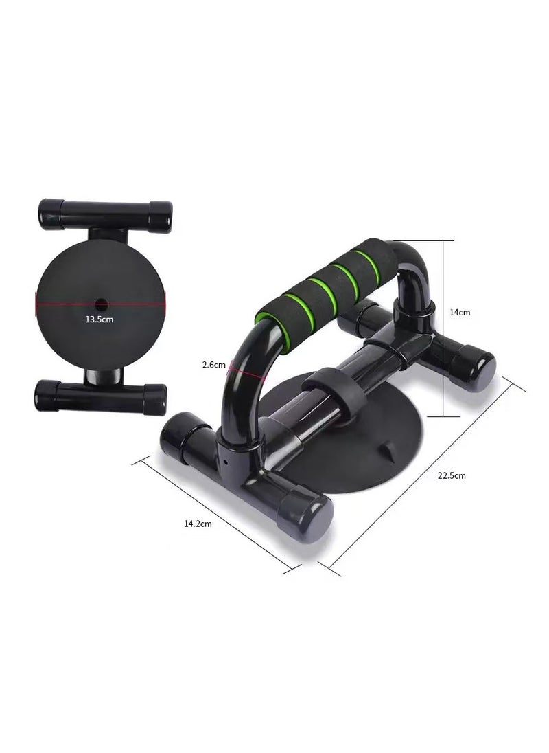 Generic Push Up Bars, Push Up Stands with Suction Cup, Push Up Board with Non-Slip Foam Grips, Sturdy Structure Push Up Bars for Men and Women, Push Up Handles for Floor Workout, Strength Training（Black Gre  - Image 4