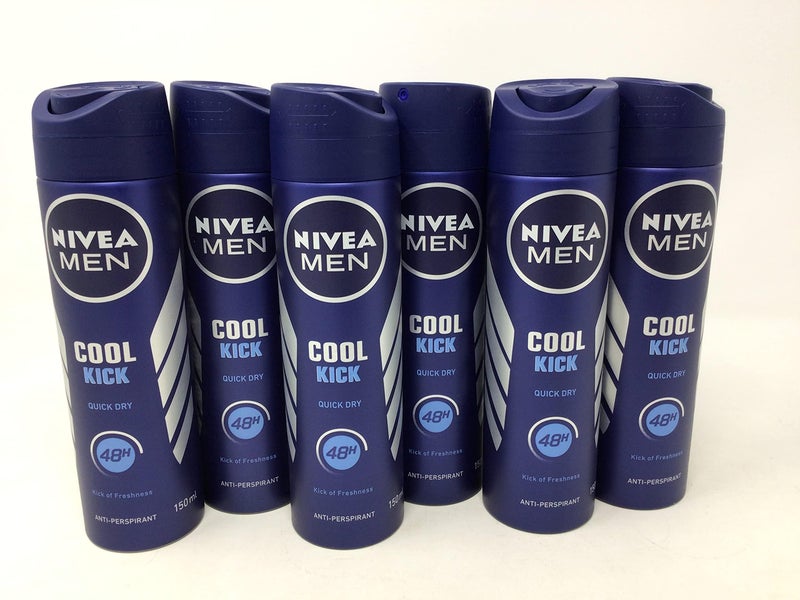 NIVEA MEN 6 x Nivea Men Cool Kick 48h Anti-Perspirant 150ml by Nivea Men - Image 2