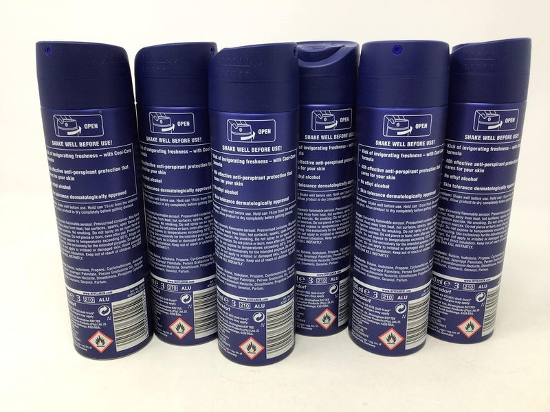 NIVEA MEN 6 x Nivea Men Cool Kick 48h Anti-Perspirant 150ml by Nivea Men - Image 3