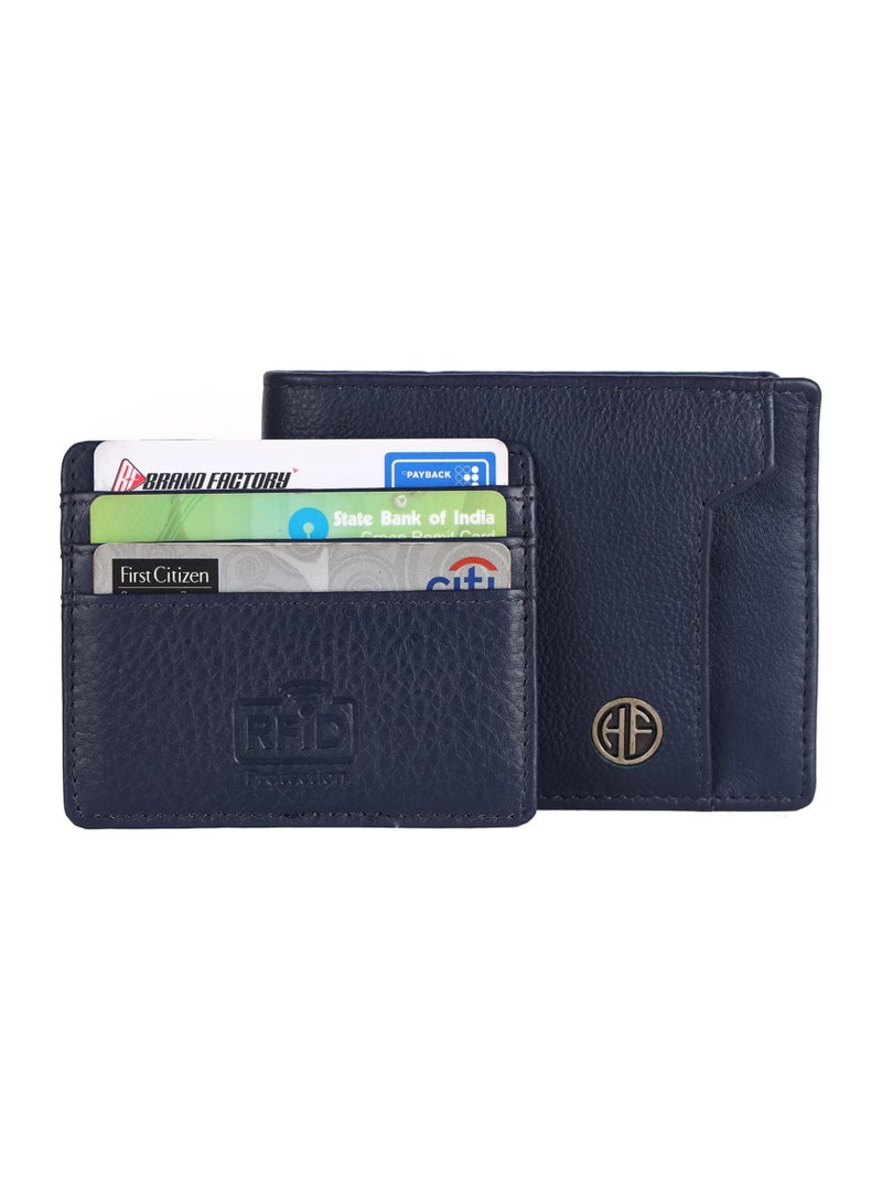 HAMMONDS FLYCATCHER Leather Dark Blue Wallet & Keyring Combo Set Special Occasion Gift Set - Image 3