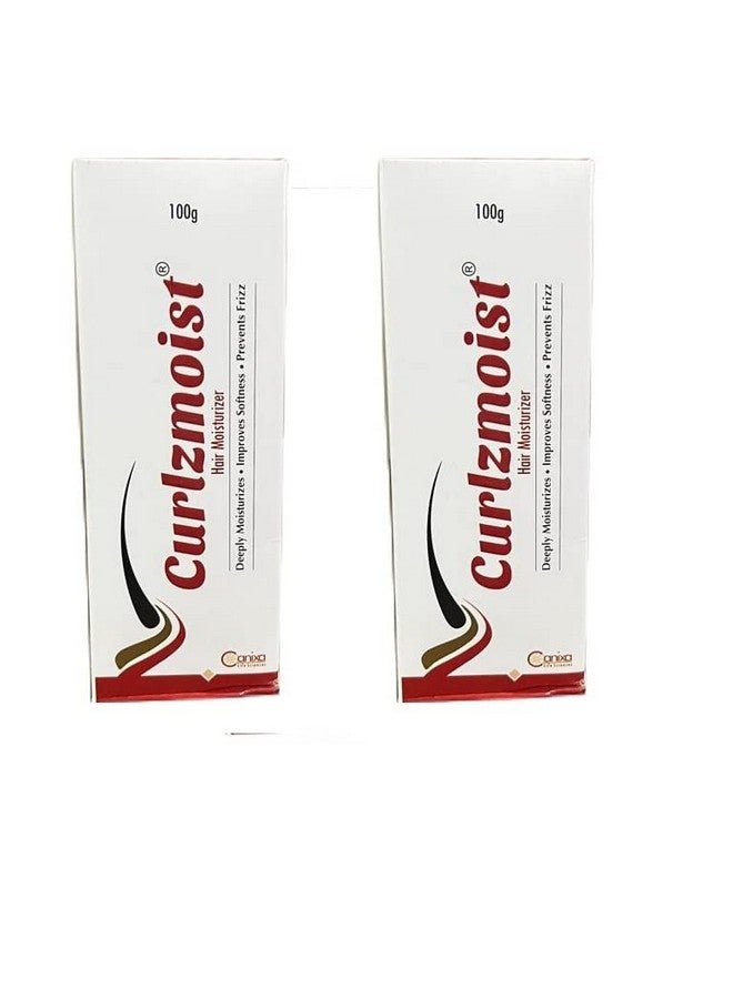 RKR CURLMOIST Hair Moisturizer (Pack of 2 100gm X 2)|Hair Care Cream For Women and Girls - Image 1