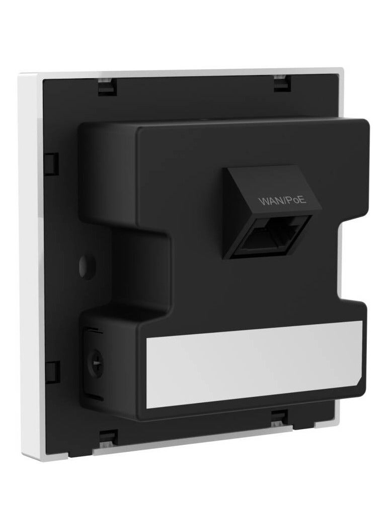 رويجي نقطة وصول Reyee RG-RAP1261 Wi-Fi 6 AX3000 فائقة النحافة مثبتة على الحائط، نطاق مزدوج 2×2 MU-MIMO (2976 ميجابت في الثانية)، 2 جيجابت إيثرنت وPoE-in (802.3af/at)، تصميم نحيف 86 مم مع براءة اختراع تبريد، Reyee Mesh و802.11k/v/r، تجوال سحابي وذكي - Image 4