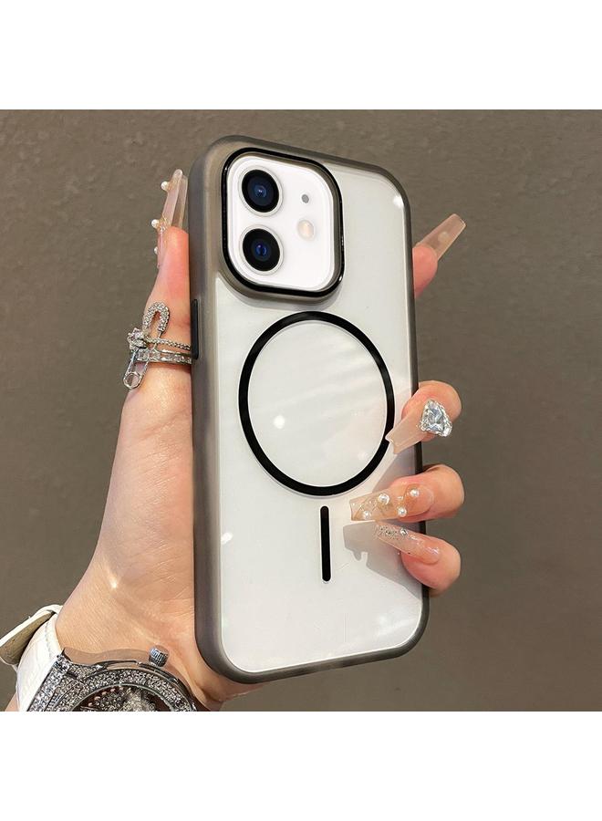 S-TOP Case For iPhone 11 Translucent Armor MagSafe N52 Thin Circle Phone Case - Image 1