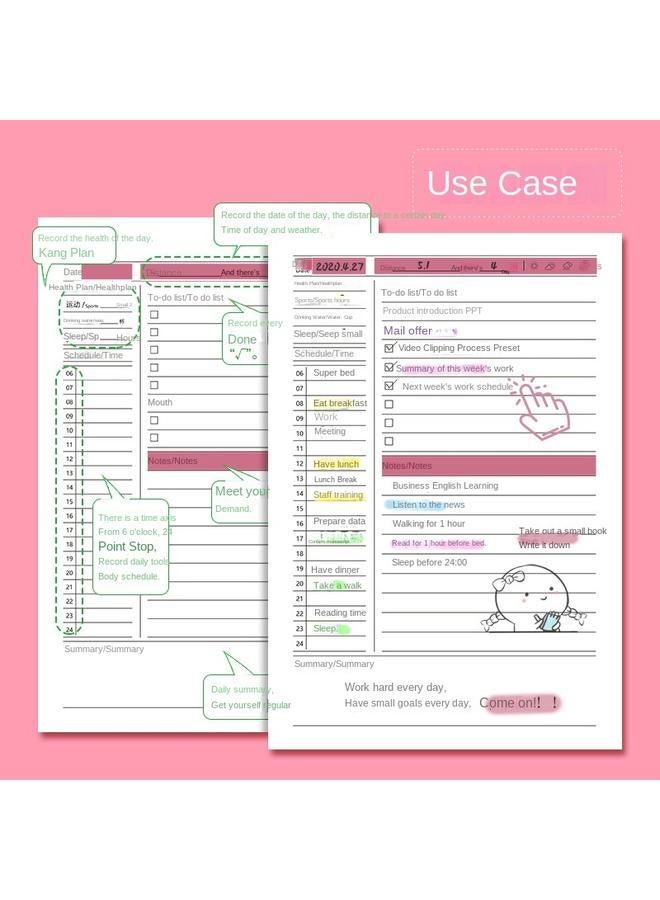 Bluejw Bookkeeping Book Book Net Red Cute Girl Heart Book Suit Diary Book Shop Business Daily Book Book - Image 5