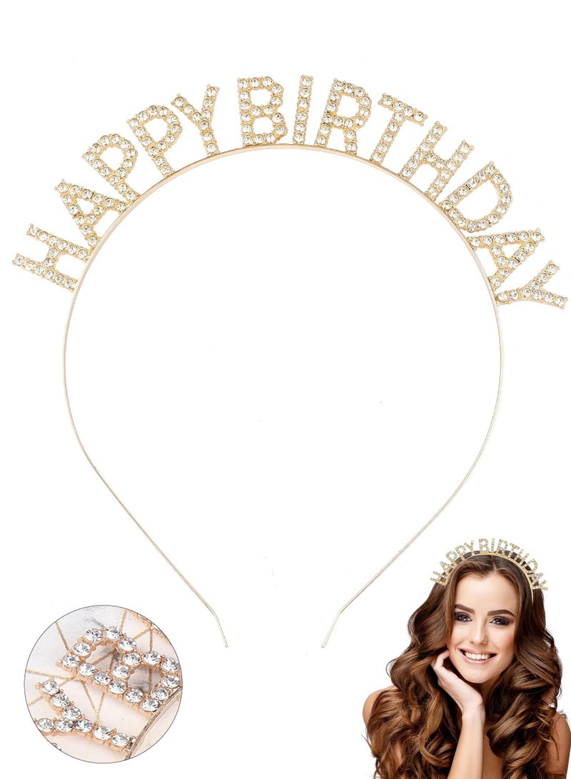 Party Headband, Birthday Accessories, Shiny Birthday Tiara, Birthday Party Decoration - Image 1