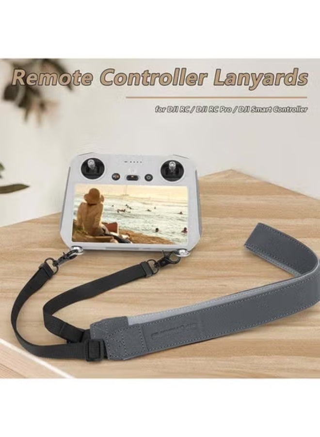 Sunnylife Controller Lanyard for DJI RC/DJI RC 2 / DJI RC Pro Controller, Leather Lanyard Neck Strap for DJI Mini 4 Pro/Mini 3 Pro/Mini 3 / Mavic 3 / Air 3 Accessories, Adjustable Length - Image 3