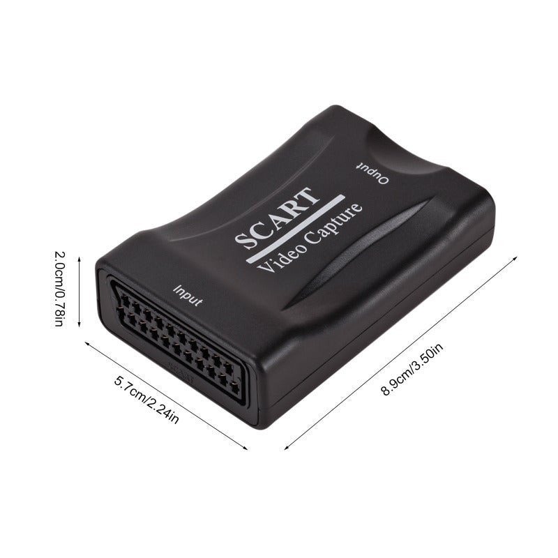 بطاقة التقاط سكارت 1080P مربع التقاط الفيديو USB 2.0 مسجل البث المباشر للألعاب مضاد الأقراص المنزلي والمكتبي تعمل بال توصيل والشغل - Image 5