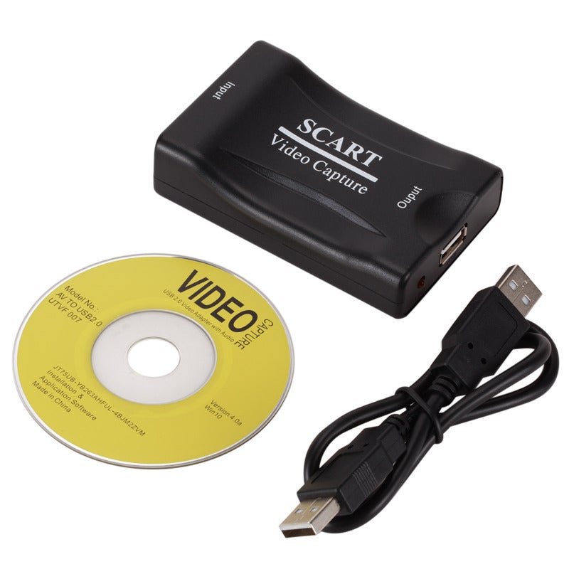 بطاقة التقاط سكارت 1080P مربع التقاط الفيديو USB 2.0 مسجل البث المباشر للألعاب مضاد الأقراص المنزلي والمكتبي تعمل بال توصيل والشغل - Image 3