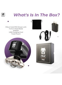 Skull Shaver Pitbull Gold PRO Electric Head and Face Shaver  - Image 3