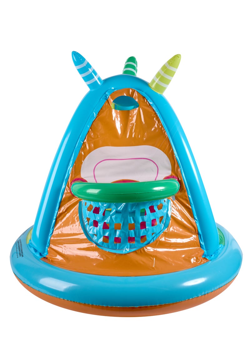 EUREKA KIDS Eurekakids 4in1 Activity Center Inflatable Sports Outdoor Toy for Toddlers and Kids | Suitable for Playing in Water, Sand and Garden | Easy to Store and Transport | For 3Y+ - Image 1