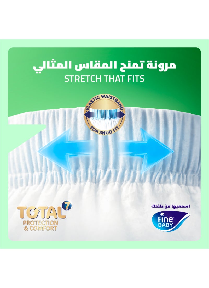 Fine Baby Total 7 Diapers, Size 2 Small (3–6 kg), 84 Count. Superior Protection & Comfort, Extra Absorbent, Improved Formula - Image 5