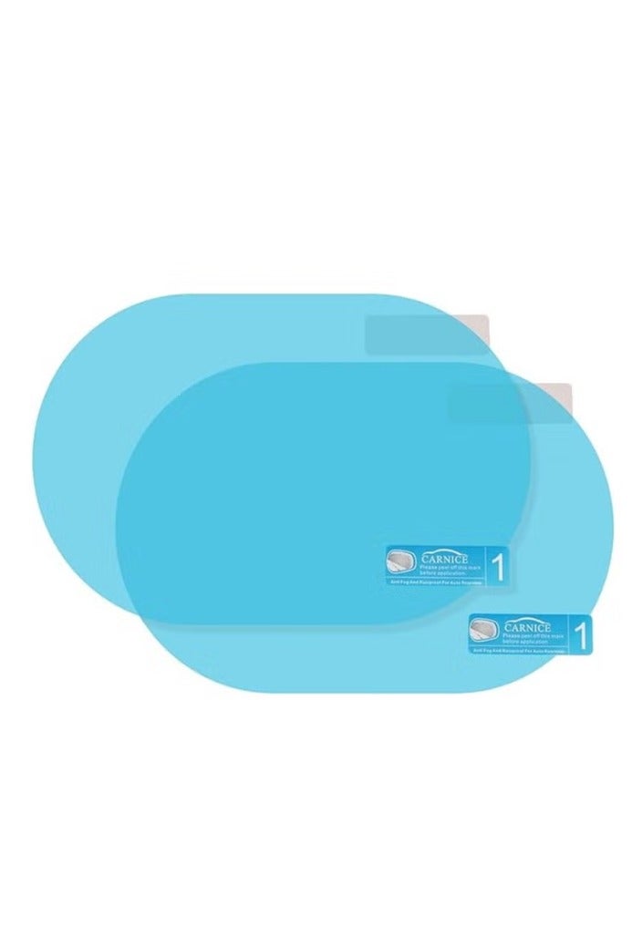 فيلم مرآة الرؤية الخلفية للسيارة، مضاد للضباب، مضاد للوهج، مضاد للخدش، مضاد للخطأ، مقاوم للماء والأمطار، ملصق شفاف عالي الدقة لمرايا السيارة والنوافذ الجانبية والقيادة الآمنة - Image 4