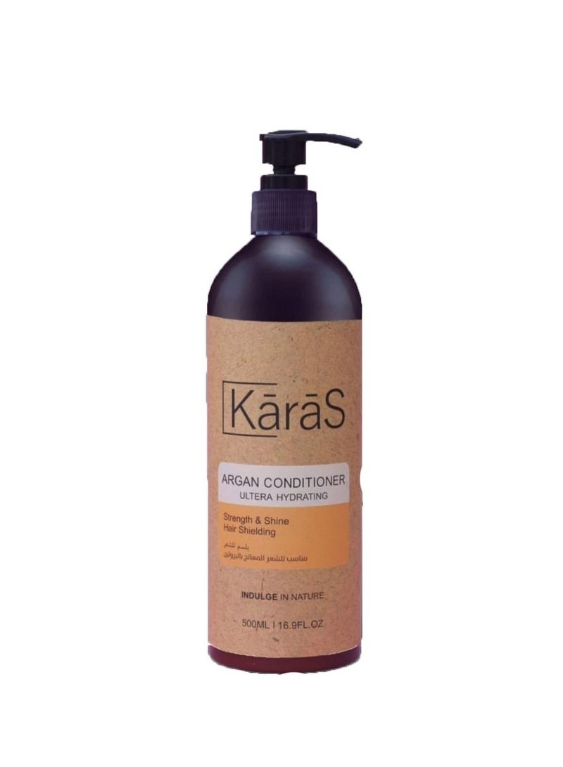 KāraS Argan Conditioner Ultera Hydrating Strength & Shine Hair Shielding 500ml