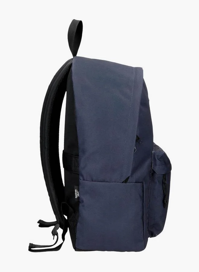 Reebok Logo Print School Backpack With Adjustable Straps And Zip Closure - 38X19X43 Cm