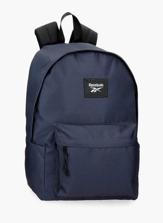 Reebok Logo Print School Backpack With Adjustable Straps And Zip Closure - 38X19X43 Cm