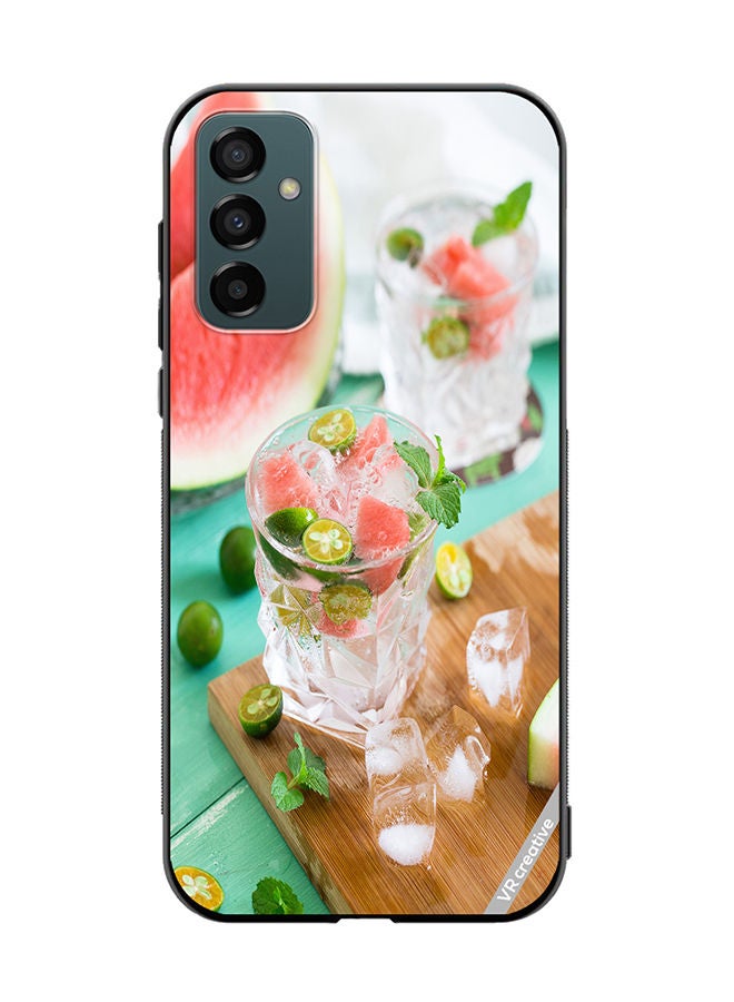 VR CREATIVE Protective Case Cover For Samsung Galaxy M23 Chilling Melon Design Multicolour - Image 1