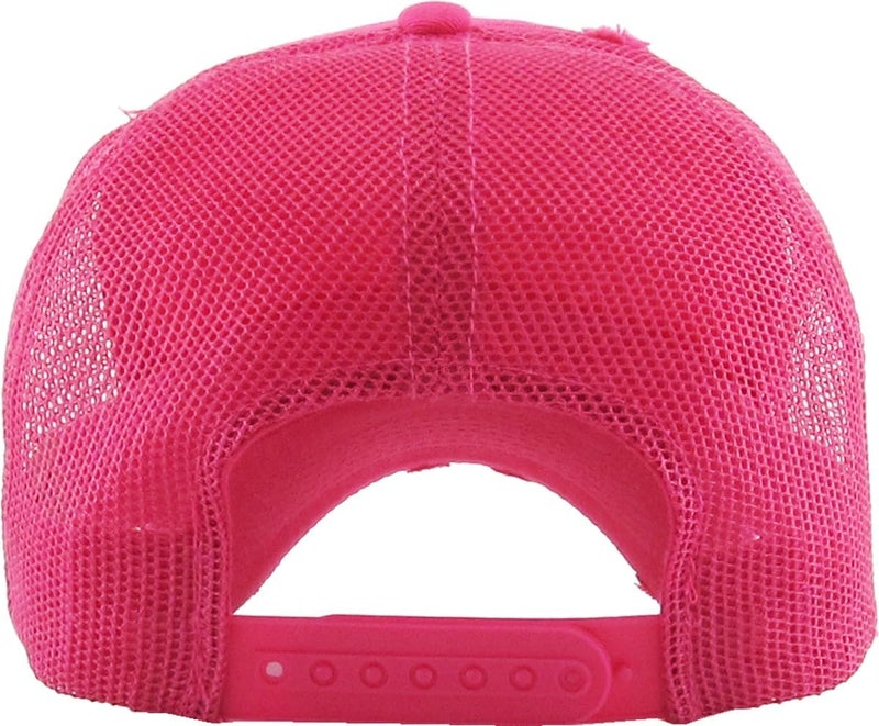 KBETHOS Vintage Washed Distressed Cotton Dad Hat Baseball Cap Adjustable Polo Trucker Unisex Style Headwear - Image 2