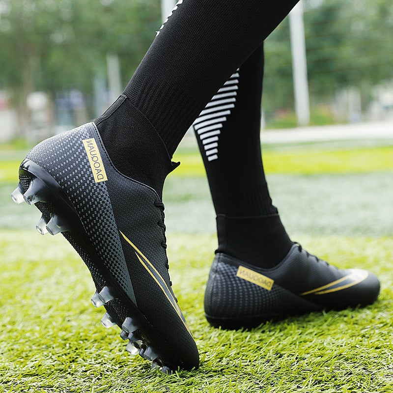 Jinjiang Large Factory High-Top Football Shoes Generation Of Men'S And Women'S Adult Children'S Competition Training Shoes Tf Broken Nails Ag Spikes - Image 1