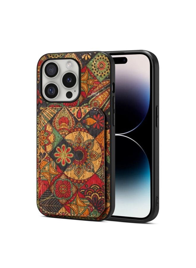 HuHa Case Cover For iPhone 16 Pro Max Dual Card Slot Holder Phone Case(Autumn Yellow) 
