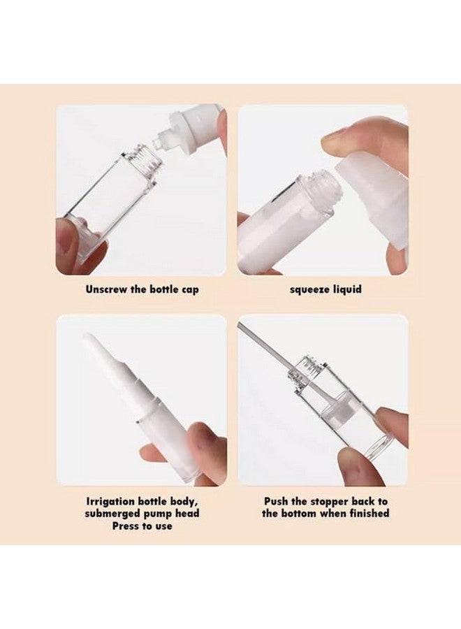 Clickswift Duckbill-Shaped Precision Liquid Dispenser Bottle, Cosmetic Container with Precise Control Airless Pump Jar, Eye Cream Travel Bottles, Empty Refillable Cosmetic Travel Containers 2Pcs - Image 3