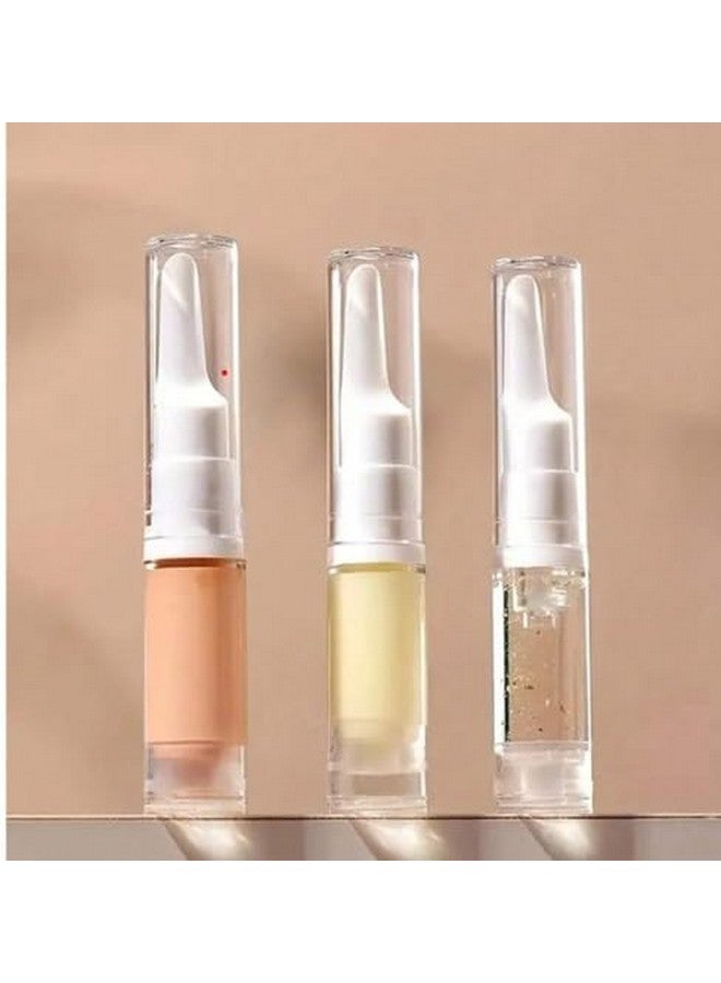 Clickswift Duckbill-Shaped Precision Liquid Dispenser Bottle, Cosmetic Container with Precise Control Airless Pump Jar, Eye Cream Travel Bottles, Empty Refillable Cosmetic Travel Containers 2Pcs - Image 1