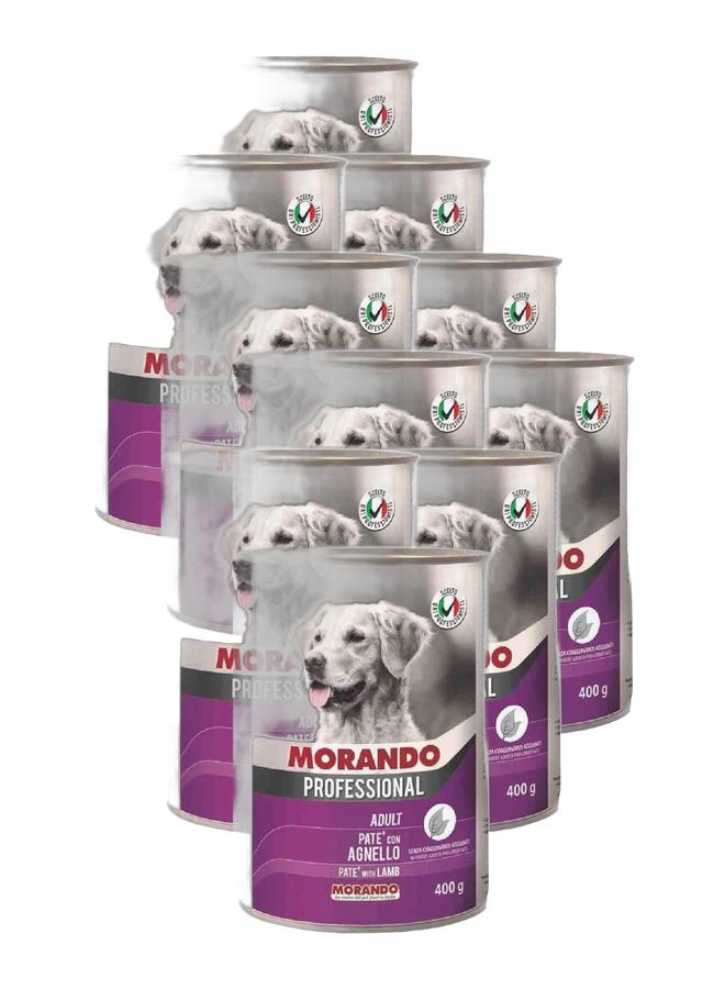 Morando Professional Adult Pate Wet Food for Dogs  400 g Bundle 10 cans - Image 1