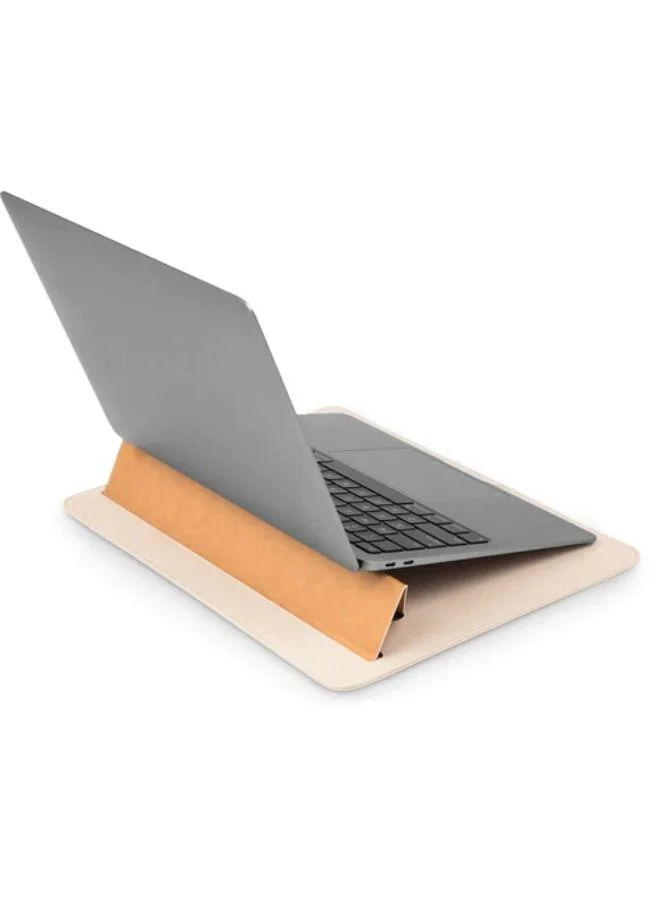 موشي MOSHI Muse 13" 3-in-1 Slim Laptop Sleeve and Stand - Seashell White