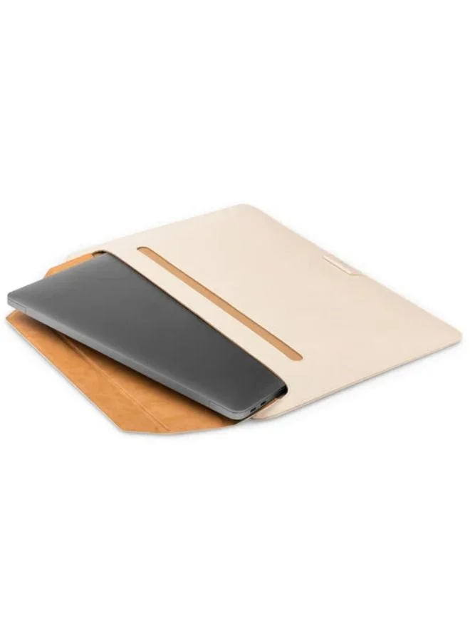 موشي MOSHI Muse 13" 3-in-1 Slim Laptop Sleeve and Stand - Seashell White