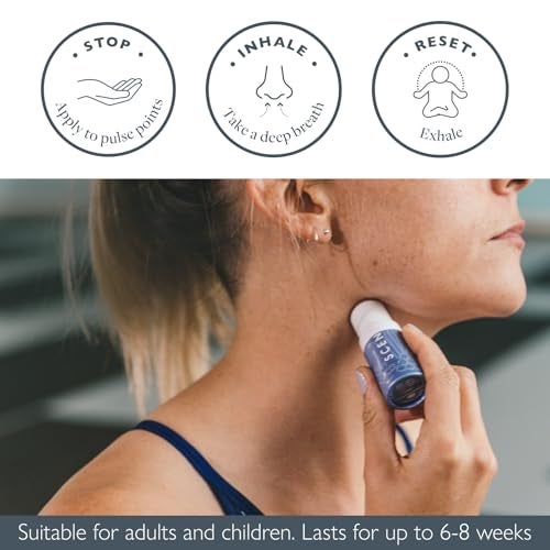 Scentered Aromatherapy Balm Stick for Focus & Concentration - Roll On Essential Oils Blend - 100% Natural: Rosemary, Mint, Clary Sage in Shea Butter - Aromatherapy Gifts for Women - Image 5