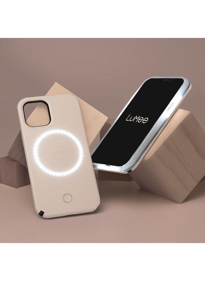 LuMee - Halo Selfie Case For Apple Iphone 12 / 12 Pro Studio-Like Front & Back Light W/ Variable Dimmermillenial Pink - Image 1