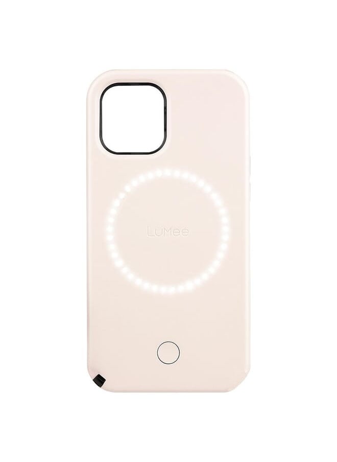 LuMee - Halo Selfie Case For Apple Iphone 12 / 12 Pro Studio-Like Front & Back Light W/ Variable Dimmermillenial Pink - Image 1