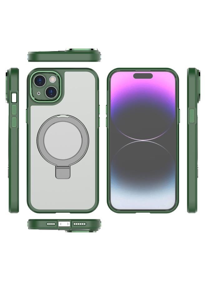 S-TOP Case For iPhone 15 Plus MagSafe Magnetic Metal Holder Phone Case - Image 5