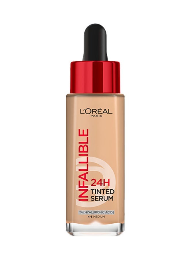 L'OREAL PARIS 24H Infallible Tinted Serum Shade Medium 4-5 & 24H Brow Lamination Gel, 5ml & Infaillible Le Matte Resistance Liquid Lipstick up to 16 Hour wear, 635 WORTH IT MEDIUM Bundle - Image 2