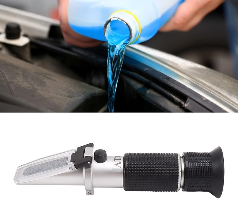 Antifreeze Refractometer Handheld Coolant Tester for Propylene Battery Fluid AdBlue Concentration and Freezing Point Analysis - Image 3