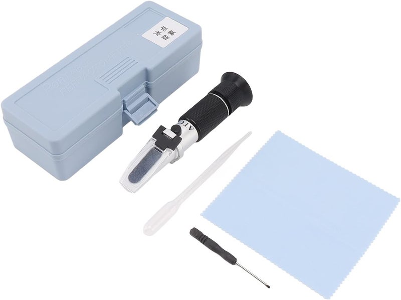 Antifreeze Refractometer Handheld Coolant Tester for Propylene Battery Fluid AdBlue Concentration and Freezing Point Analysis - Image 1