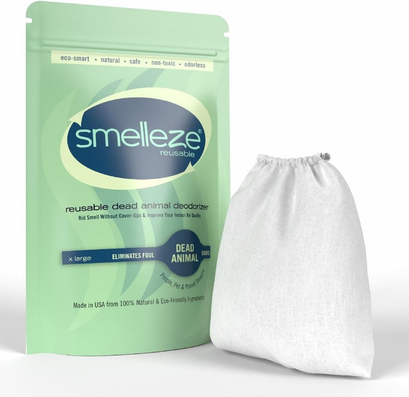 SMELLEZE Dead Animal Odor Eliminator - Natural and Reusable Deodorizer for Strong Odor Removal - Image 1