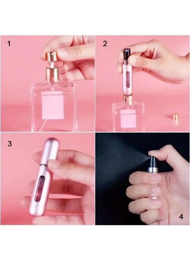 Generic 5 Piece Mini Portable Refillable Perfume Storage Bottle Set  - Image 2
