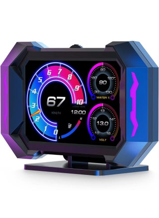 Car HUD Display, Universal Car HUD Head Up Display Speedometer with GPS OBD2 Interface,Speedup Test Brake Test Overspeed Alarm HD LCD Table Display - pzsku/Z91813544C1CD5B183096Z/45/_/1717483885/20b90a4b-da6f-4b87-b460-3bd009c83bd9