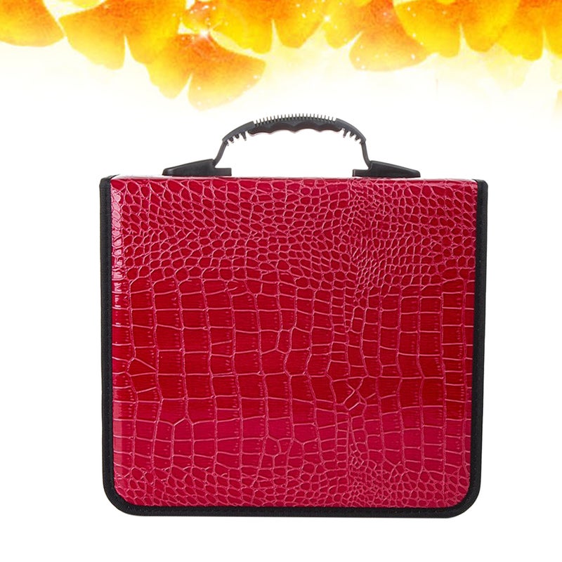 400 Pieces CD Storage Bag Large Capacity Bag PU CD Storage Pouch Fashion CD Supplies - Image 1