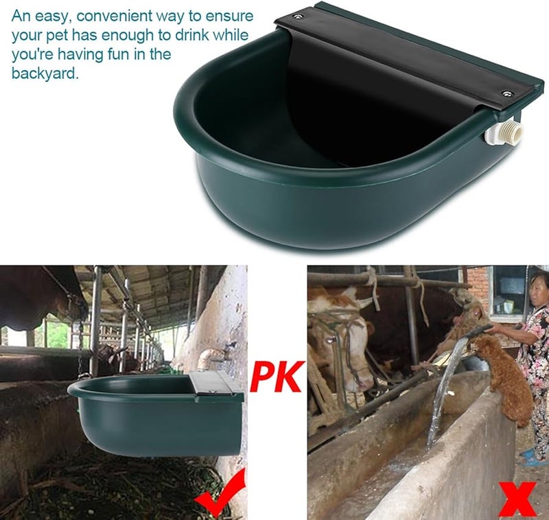 Automatic Livestock Water Bowl Adjustable Level For Cattle Sheep Goat Horse Poultry - Image 4